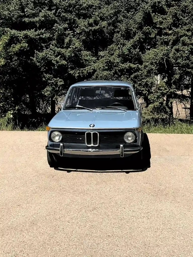 Vintage Blue 1975 BMW 2002 Blue Vintage 1975 BMW 2002